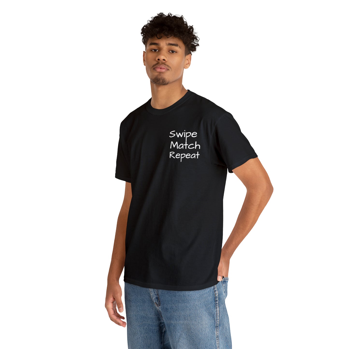 Swipe Match Repeat - Unisex Heavy Cotton Tee