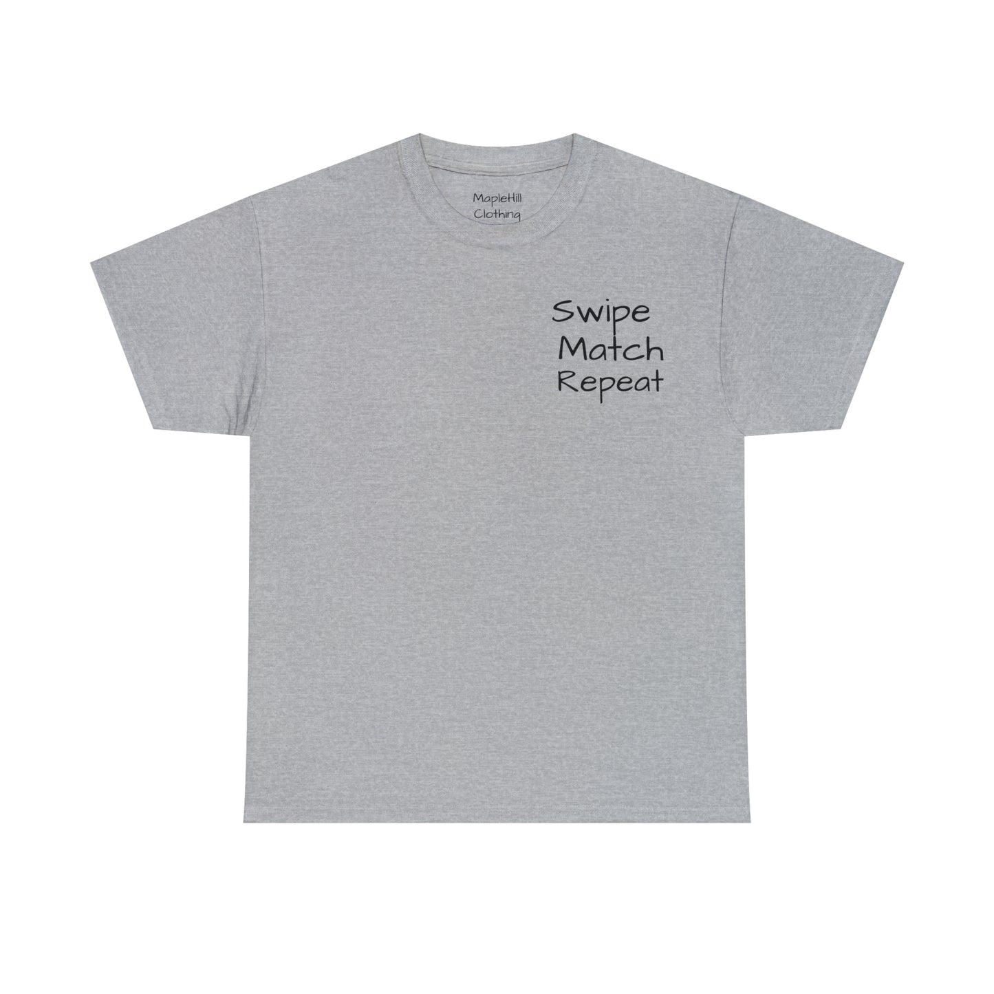 Swipe Match Repeat - Unisex Heavy Cotton Tee
