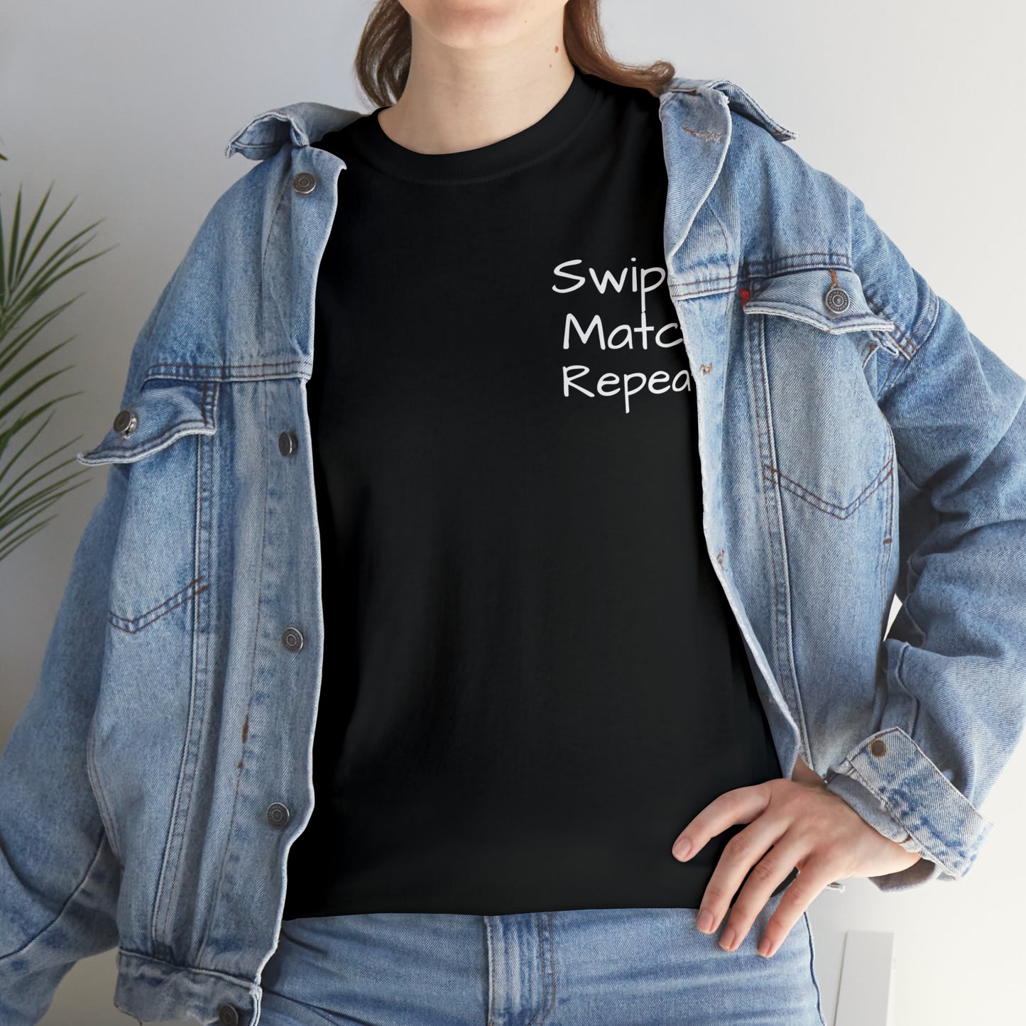 Swipe Match Repeat - Unisex Heavy Cotton Tee